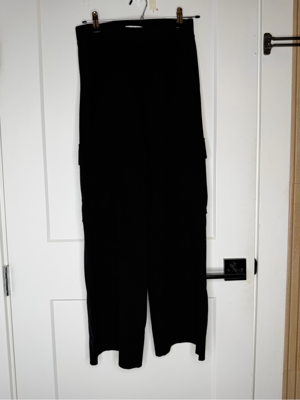 Aritzia The Group High-Rise Black Wide-Leg Cargo Pants for Women